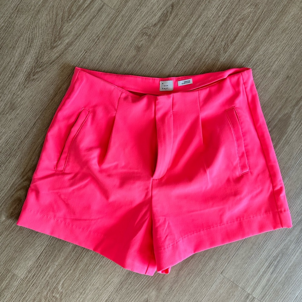 High Waist Neon Pink Shorts 💫 | A New Day - Target